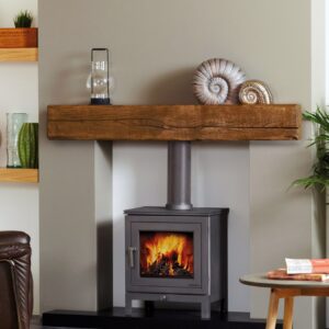 Focus Fireplaces Solid oak Beams and Shelves
